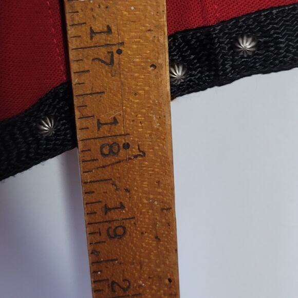 Double D Ranch Wear- Women's Wool Red Bolero Jacket- Size Medium - Picture 6 of 9